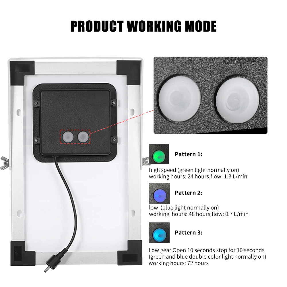 Solar Oxygen Pump Fish Tank Oxygenator Aquarium Oxygen Aerator Pond Aerator Air Pump with Aquarium Oxygen Pipe Air