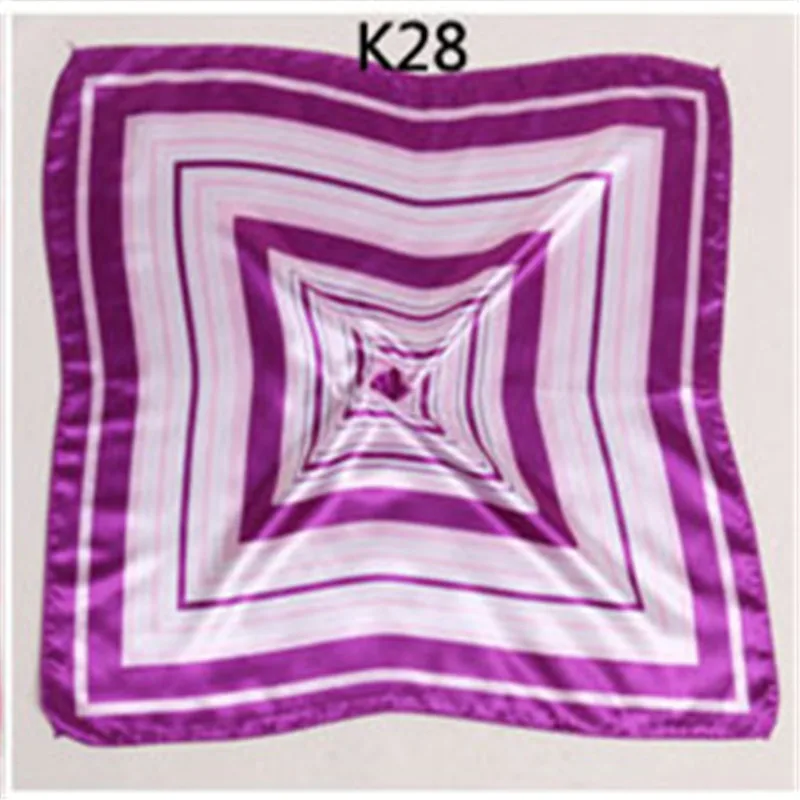 Новая модная женская одежда для работы шелковый шарф с принтом атласный