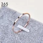 Ультрамодные гладкие кольца 1,2 мм из титановой стали для пар, розовое золото, тонкое маленькое кольцо на палец средней длины, свадебный подарок