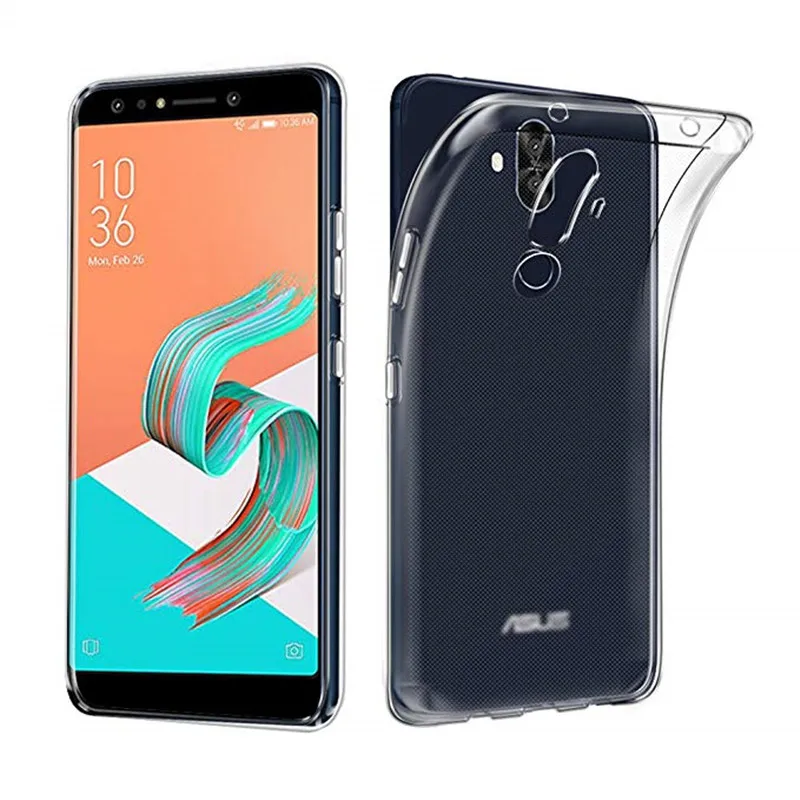 Мягкий прозрачный ТПУ силиконовый чехол для Asus ZenFone 5 Selfie Pro ZC600KL чехлы телефонов