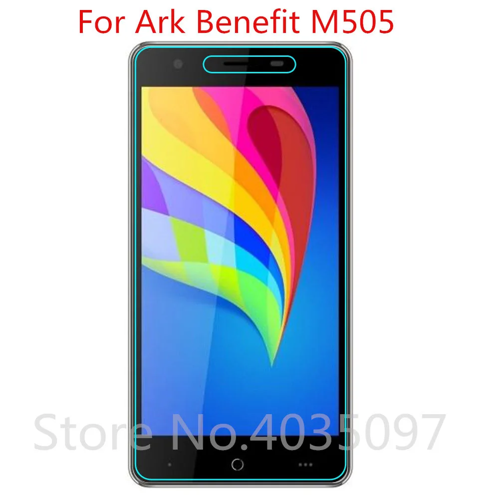 2.5D 9H стекло для Ark Benefit M505 защита экрана закаленное защитная пленка против