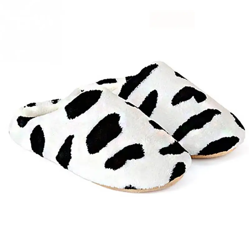 Женская обувь теплая зимняя домашняя из плюша нескользящая мягкие тапочки