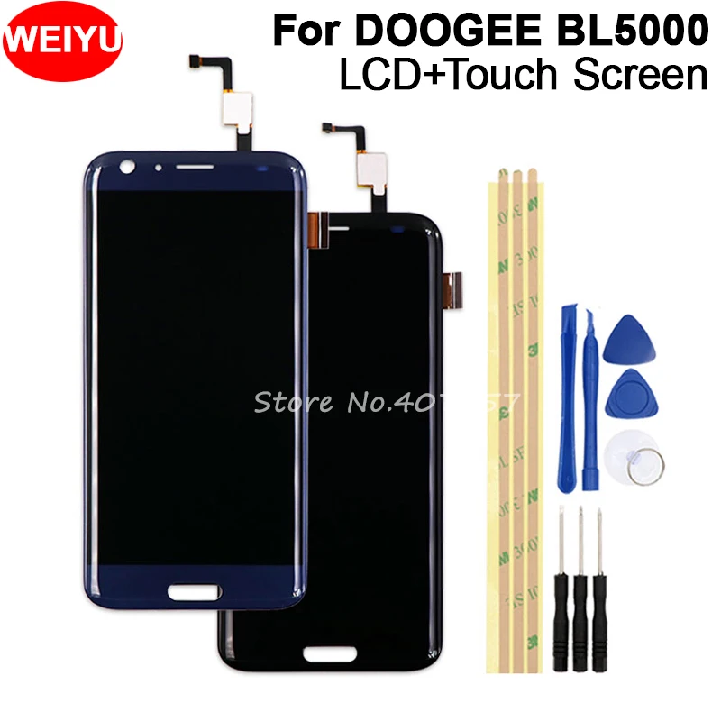 5 дюймов Для DOOGEE BL5000 ЖК-дисплей Дисплей + сенсорный экран Экран замена дигитайзера