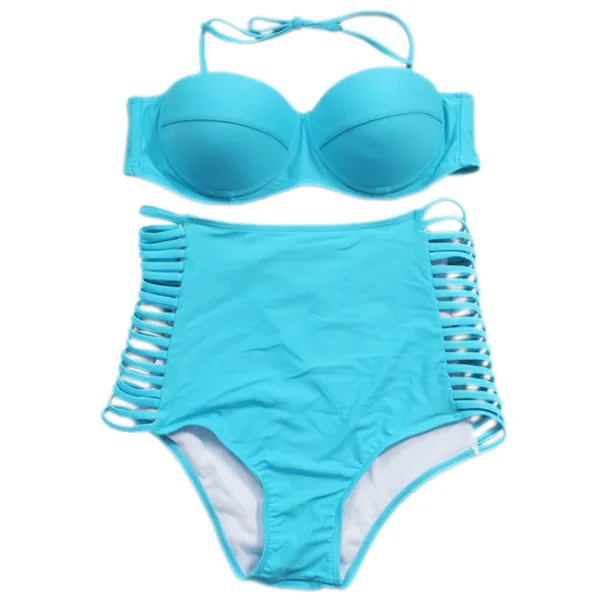 

High Waist Swimwear Women Sexy Bikinis Set Grils Swimsuit Two Piece Bikini Feminino Biquini Beachwear Rash Guard monokini
