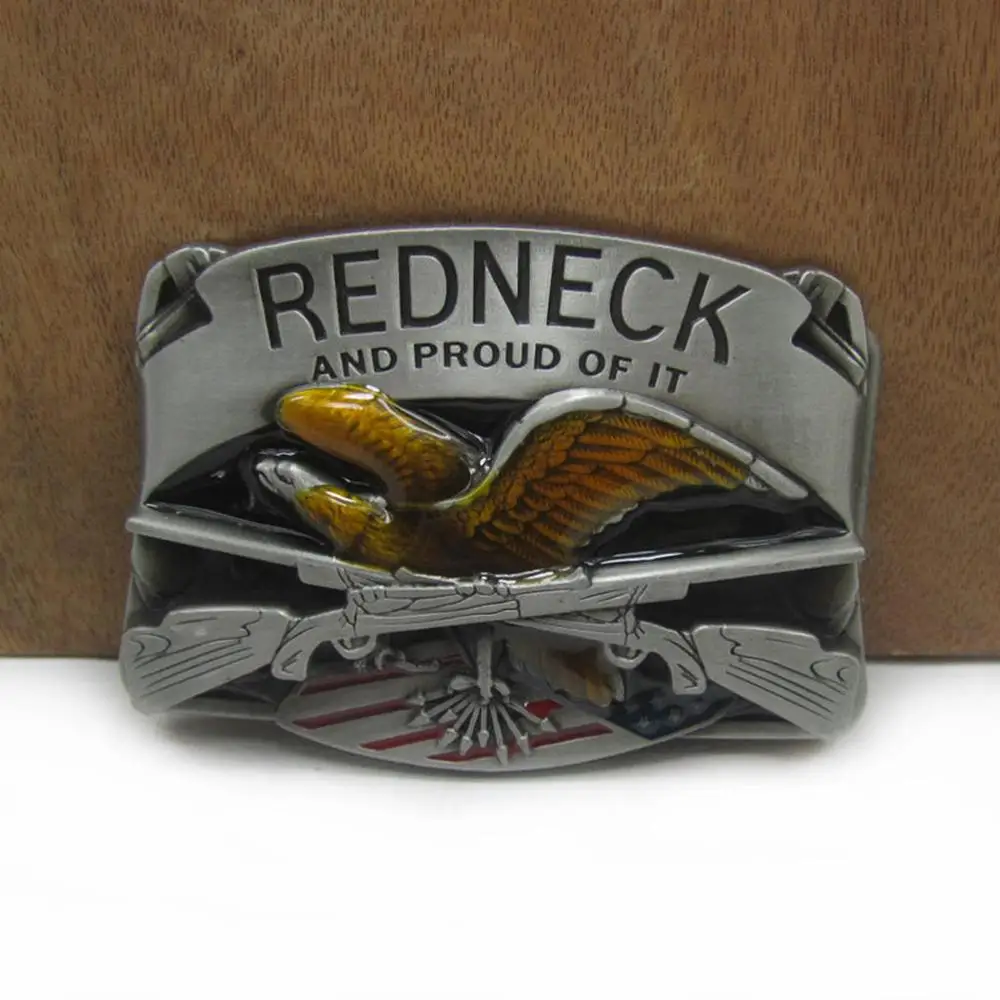 Оптовая продажа цинковый сплав REDNECK EAGLE металлическая пряжка для ремня