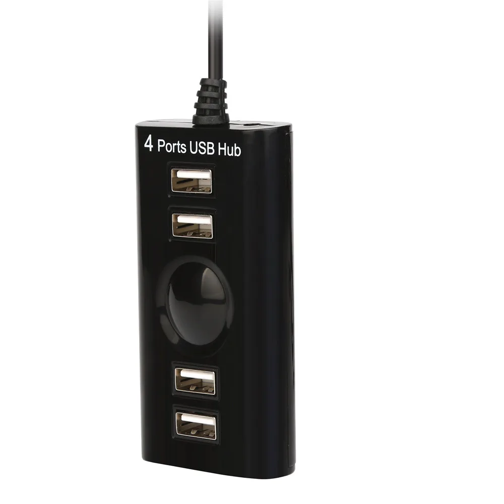 CARPRIE 4 Порты и разъёмы usb-хаб высокого Скорость 4 Порты и разъёмы USB 2,0 концентратор черные туфли высокого качества usb-хаб Портативный OTG разветвитель адаптер для ноутбука 1 м