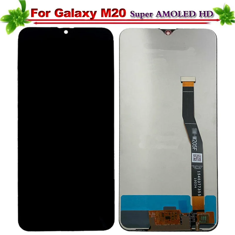 6 3 &quotSuper Amoled для samsung Galaxy M20 M205 M205F SM-M205F/DS ЖК-дисплей Дисплей Сенсорный экран