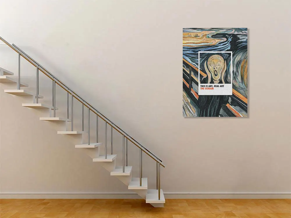 The Scream Skrik creativity Painting Home Kids Baby living Room Bedroom Decor Print Poster Picture Wall Art Canvas | Дом и сад