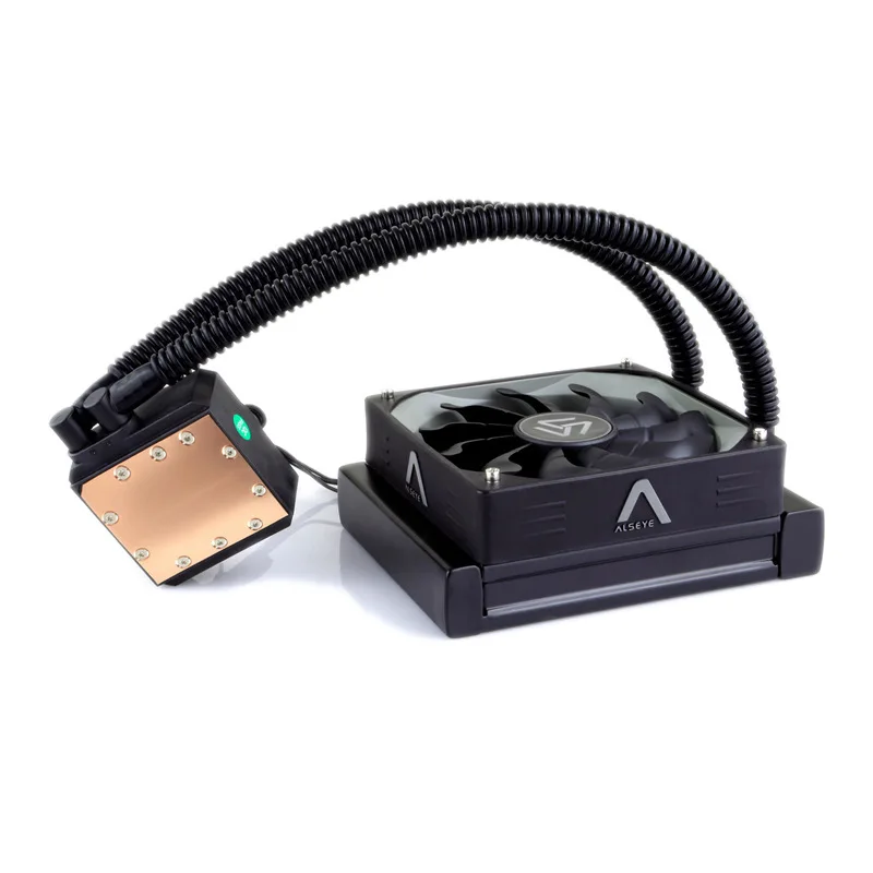 ALSEYE водяное охлаждение кулер для процессора 4Pin 120 мм вентилятор TDP 280W LGA1155/775/115X/