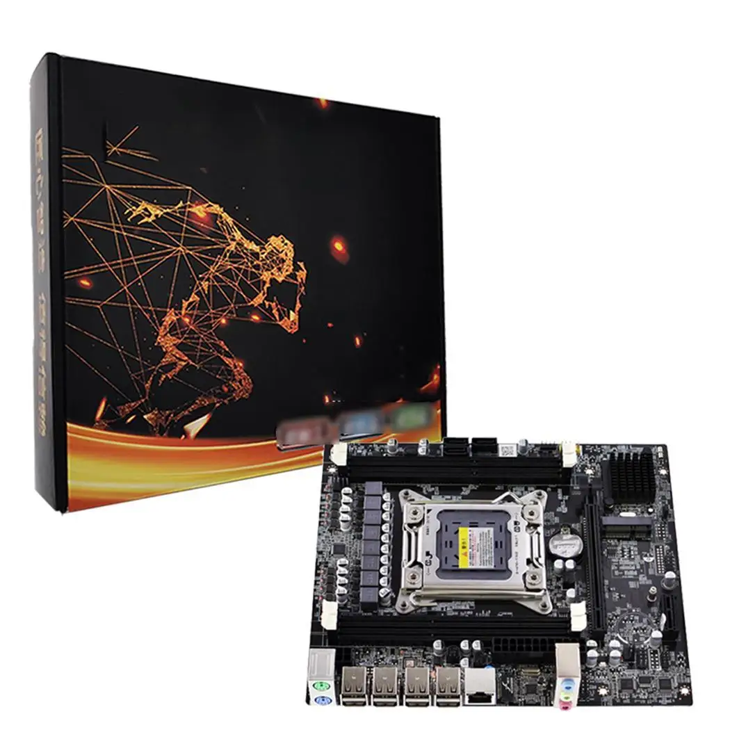X79F настольные компьютеры материнская плата Sata 3 0 Usb процессор 2011 компьютер 4