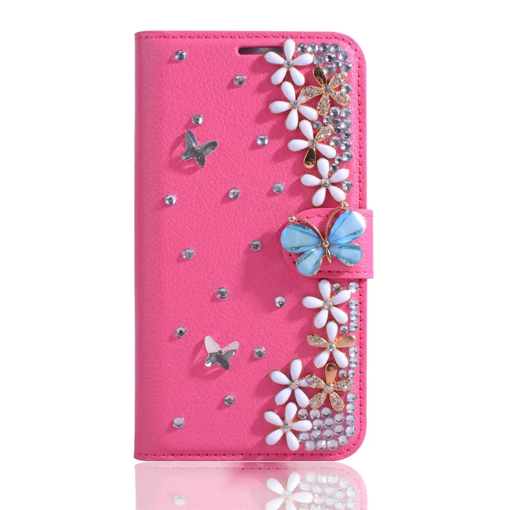 Bling алмаз чехол для LG K10 2017 LV5 телефона Высокое качество PU кожаный бумажник