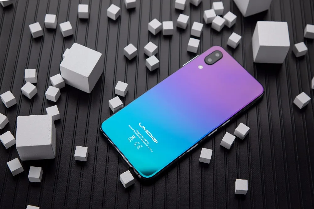 Umidigi One Max 19:9 дюймов 4150 6 3 мАч Quick Charge MTK6763 Octa Core 4 Гб + 128 16MP 12MP двойной камера NFC