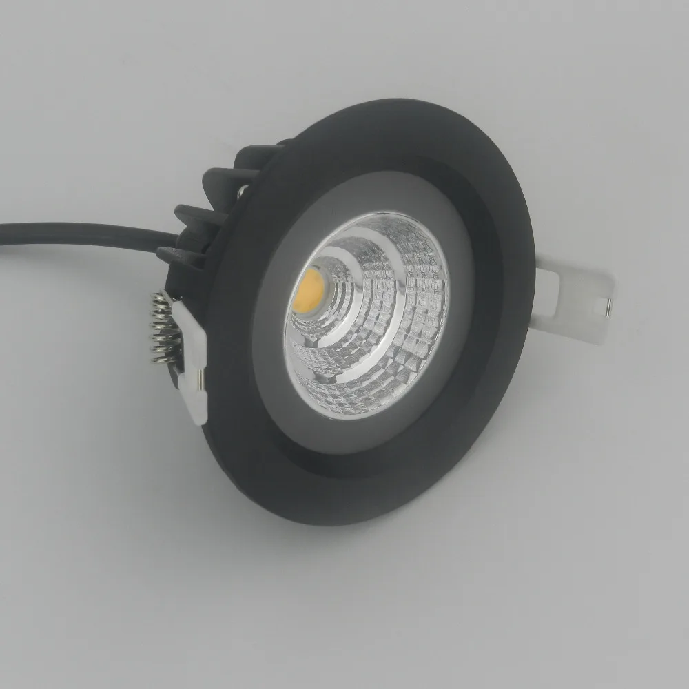 Светодиодный потолочный светильник круглая Встраиваемая лампа COB CREE 12 Вт для