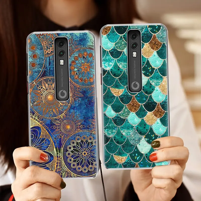 Чехол для телефона Vodafone Smart V10 с рисунком из мультфильма мягкий силиконовый чехол