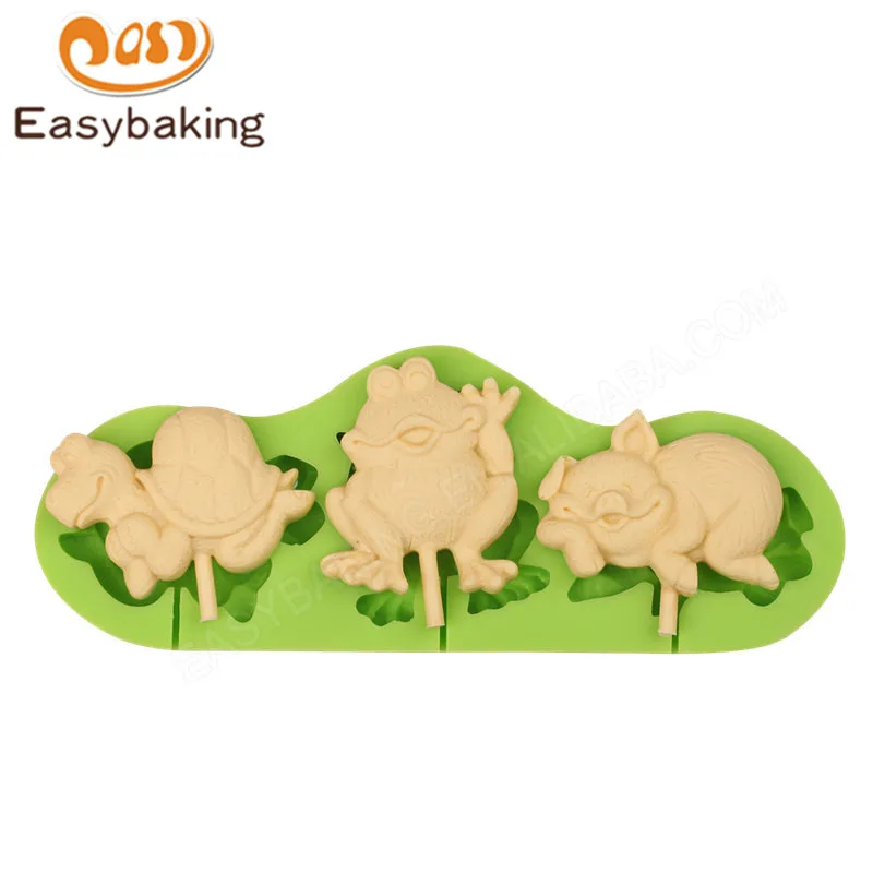 Силиконовая форма для шоколадных леденцов в виде животных конфет черепаха