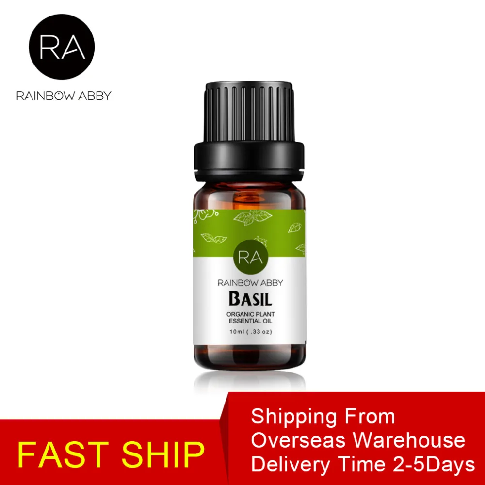 Натуральное эфирное масло базилика 10 мл эффективно снимает боль стабильное