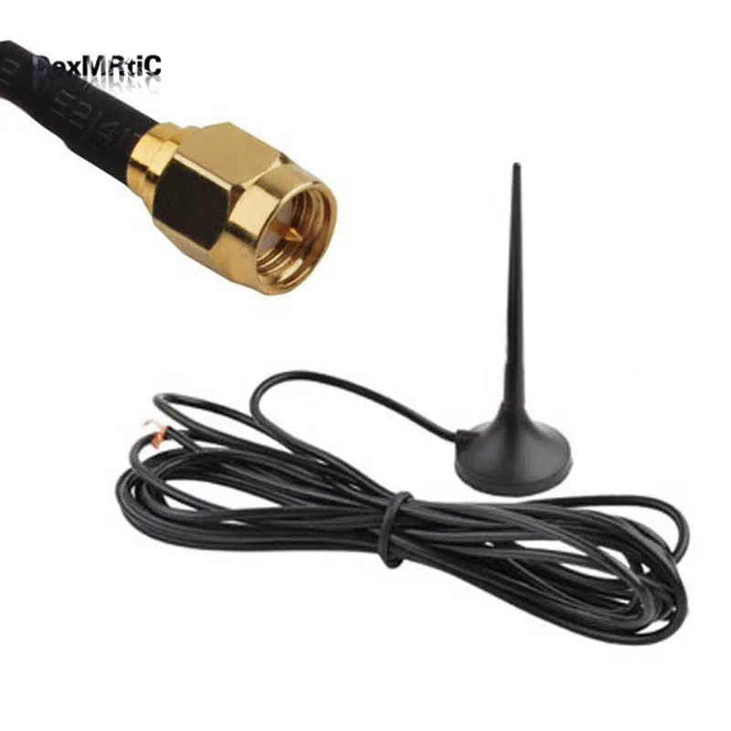 1 шт. 3G GSM антенна 1880 1920/1990 2170 МГц 3.5dbi магнитное основание 3 м кабель SMA/CRC9/TS9 Разъем