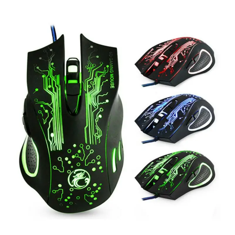 [Подлинный] Я Мыши компьютерные x9 Профессиональный 6 Пуговицы игровой Мышь 2400