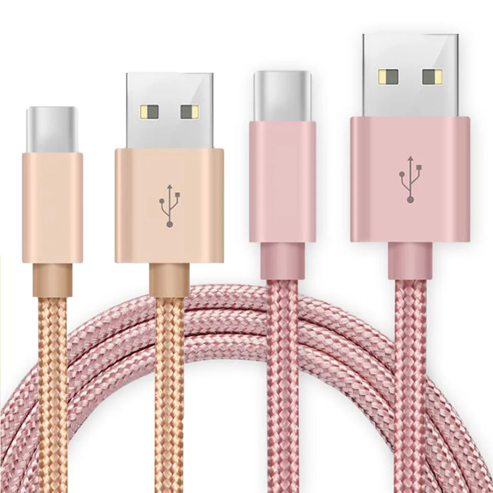 Для samsung S8 S9 Plus, huawei mate 9, быстрый USB C type C кабель для синхронизации данных и зарядки телефона, зарядное устройство, нейлон, высокая скорость зарядки, мода