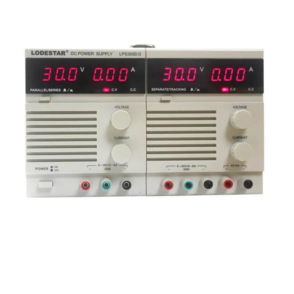 LPS305DII двойной цифровой дисплей постоянного тока Регулируемый источник питания