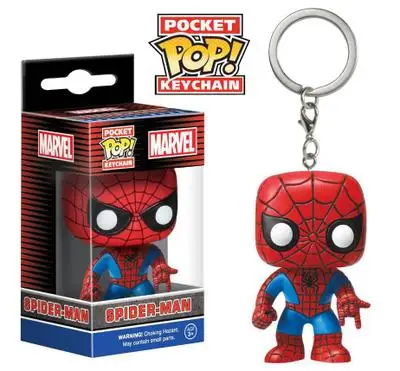 Funko pop брелок Капитан Америка Человек-паук персонажи фигурка Коллекционная