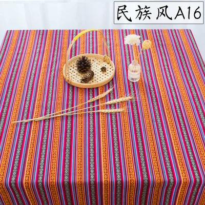 meter Национальный Ветер ткань хлопок льняная скатерть против ветра ретро льняная богемная ткань диван HG05 - Цвет: meter
