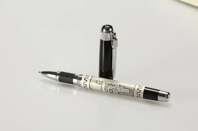 Jinhao Ручка-роллер 0,7 мм черный стержень 189 Золотая Шариковая ручка для офисных студентов/металлическая шариковая ручка/гелевые ручки gudetama line friends