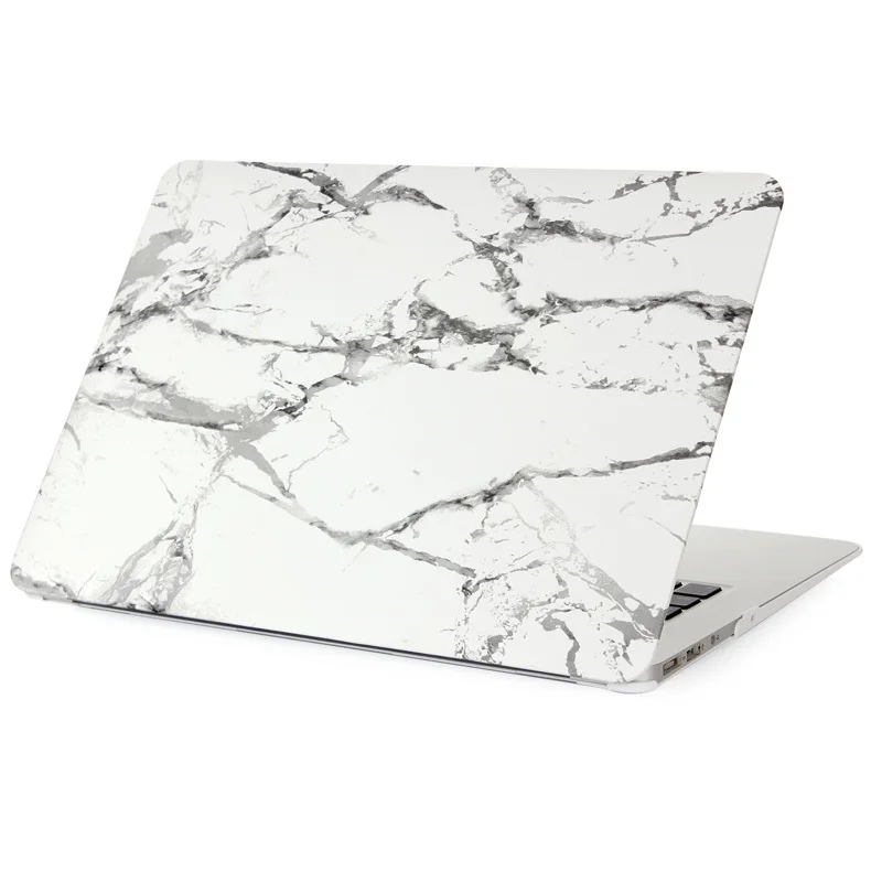 Матовый жесткий защитный чехол с мраморным принтом для ноутбука MacBook Air 11 12 13 Pro 15