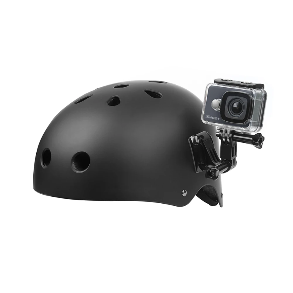 Регулируемое крепление для камеры gopro hero 8 7 5 xiaomi yi 4k sjcam sj4000 sj7, аксессуары для крепления на шлем