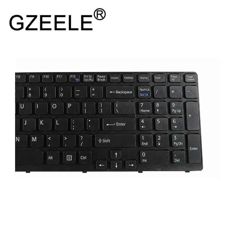 GZEELE новый для SONY VAIO E15 SVE 15 SVE15 SVE1511 SVE15111 SVE15113 ноутбук черная клавиатура версия США |