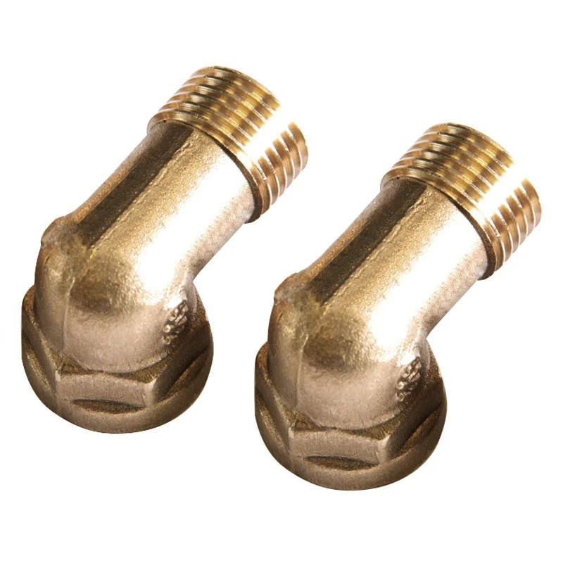 

90 Degree Elbow 1/4" PT Male to 1/4" PT Female Pipe Fitting Coupler