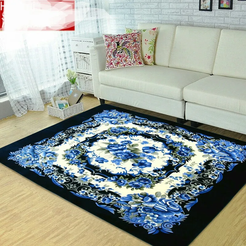 Ковер домашний Текстиль для дома и сада розовая роза Настольный коврик чая