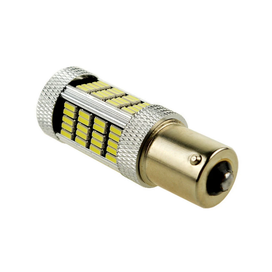 1 шт. авто светодиодный 1156 BA15S BAU15S BAW15S 4014 92 SMD белый 12В P21W PY21W PR21W автомобильный