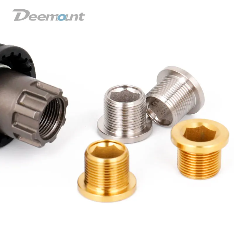 Deemount 2 шт./лот Ti TC4 болты M15 * 12 мм для нижних кронштейнов Сращивание кривошипная ось