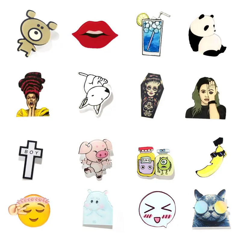 1 шт. Pin бейджи Значки из мультфильма акриловые значки на украшение для рюкзака