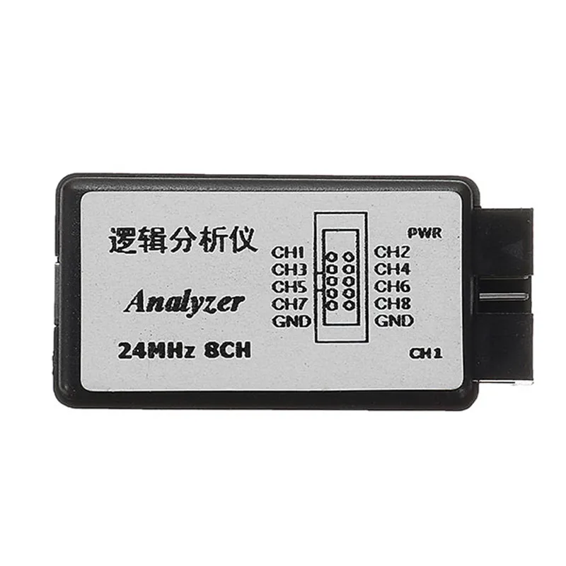 USB логический анализатор 24 м 8CH микроконтроллер ARM FPGA инструмент отладки 24 МГц, 16 МГц, 12 МГц, 8 МГц, 4 МГц, 2 МГц