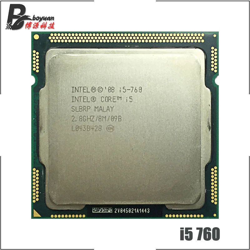 Процессор Intel Core i5 760 2 8 ГГц четырехъядерный процессор м 95 Вт LGA 1156|cpu processor|i5 760intel core