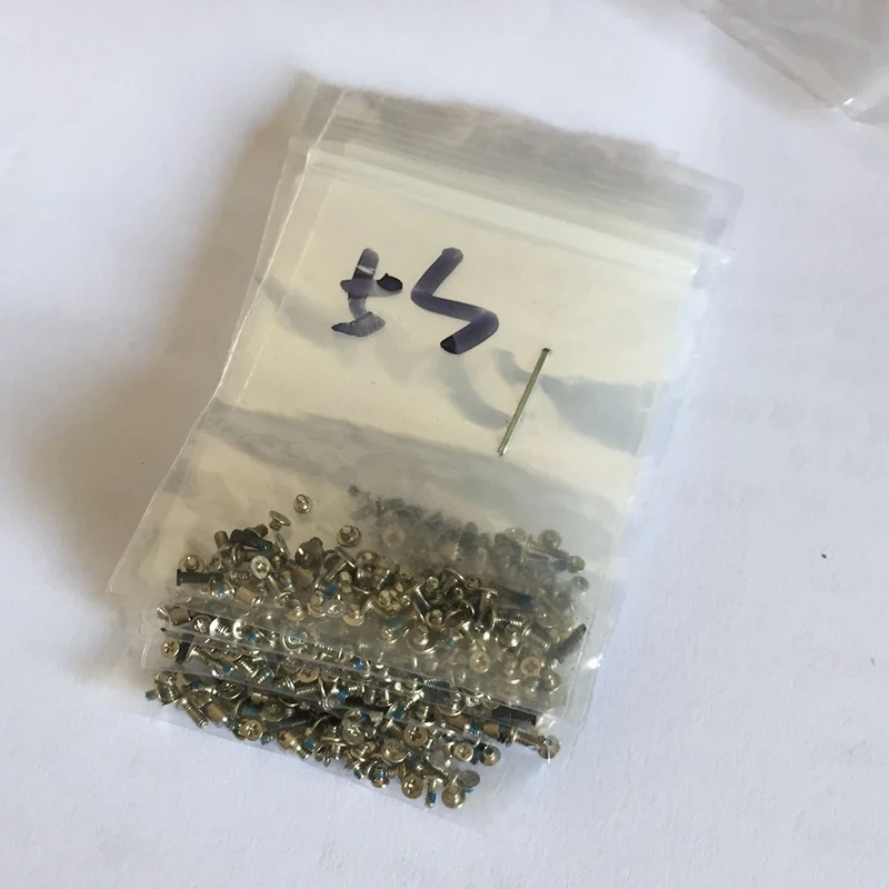 Полный комплект винтов 10 компл./лот для iPhone 5S с 2 нижними винтами док-станции