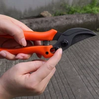 high hardness professional garden scissors flower twig clipers bent handle sk5 alloy steel blades