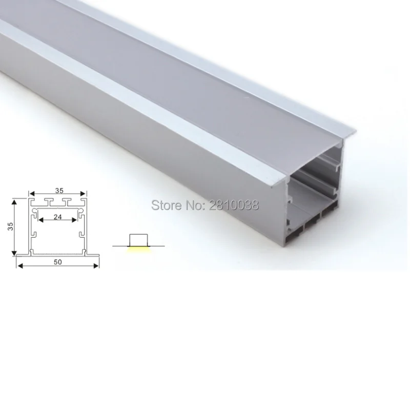 Комплекты/партия Светодиодная лента из алюминиевого профиля 50 х1 м|aluminum profile