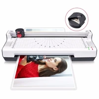 4 in 1 hot and cold a4 laminator with rotary trimmercorner rounder photodoucmentcard laminator machine max support a4 size