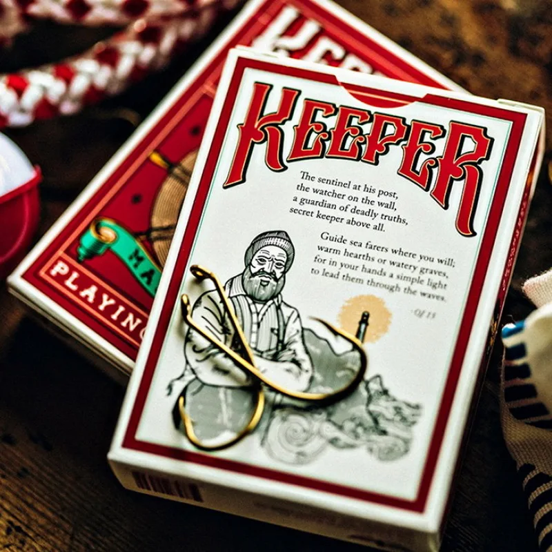 Красная колода Keeper качественная игральных карт от Ellusionist новый выпуск волшебные