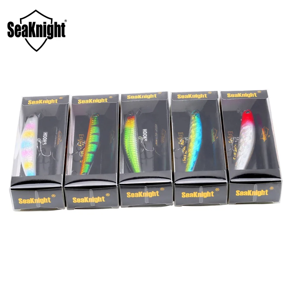SeaKnight SK025 гольян рыболовные приманки 11 г 100 мм плавающая приманка 5 цветов с 3D