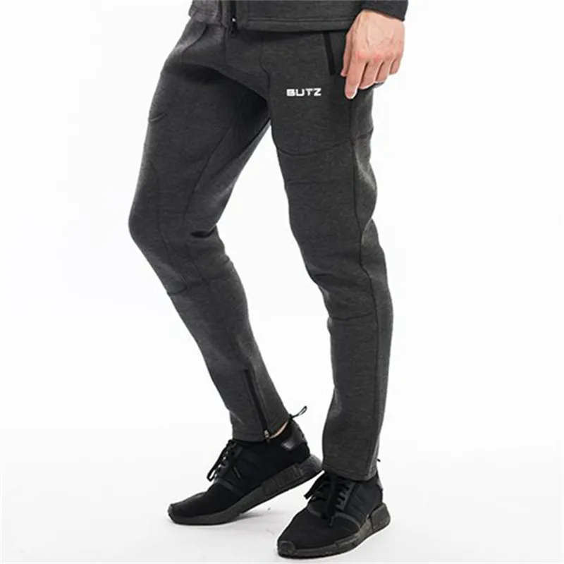 

GYMLOCKER 2018 Men's Jogger Pants Cotton Male Bodybuilding Fitness Pants Casual Trousers Sweatpants For Man High quality Pants