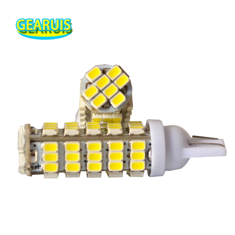 HK Post! Автомобильные светодиодные лампы 194 168 501 W5W T10 68 SMD 1206 3020 68smd с клиновидным