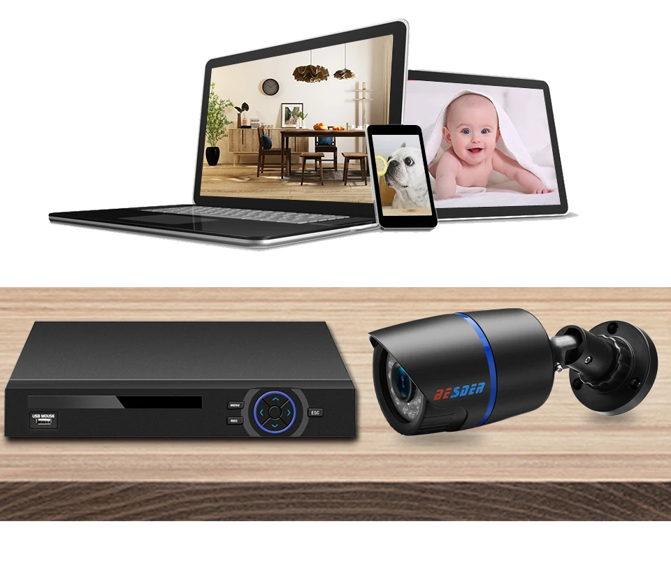 Besder H.265 аудио Ip камера безопасности CCTV 2MP 3MP 5MP DC 12V POE 48V черная наружная камера наблюдения Ip Обнаружение движения FTP