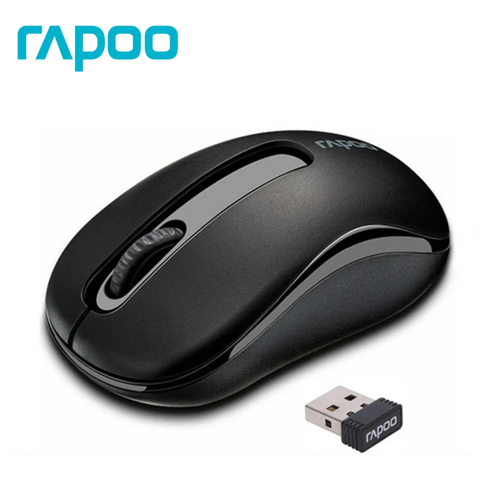 Rapoo M10 2 4G мини оптическая Беспроводной Мышь надежный 1000 Точек на дюйм мышей с нано