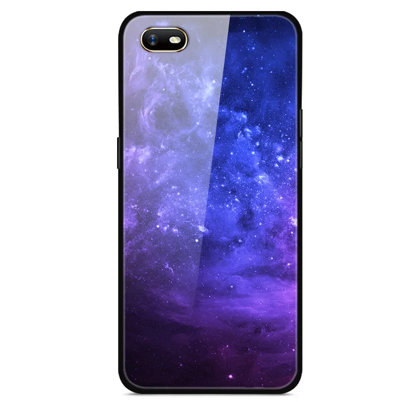 Для OPPO A1K чехол из закаленного стекла жесткий чехол для телефона для OPPO A1K чехол s Мягкий бампер для OPPOA1K A 1K CPH1923 чехол Роскошный - Цвет: 10