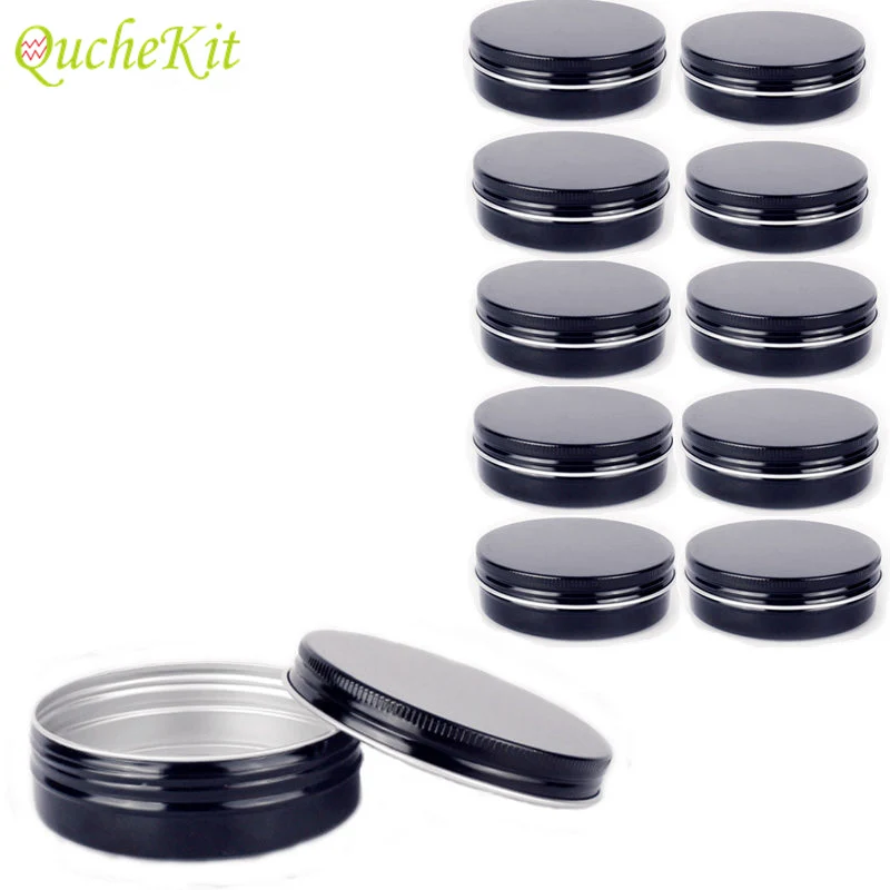 

100g/ml Wax Tin Box Lip Balm Face Cream Sealed Makeup Organizer Candy Tea Jars Case Small Storage Box Organizer Container
