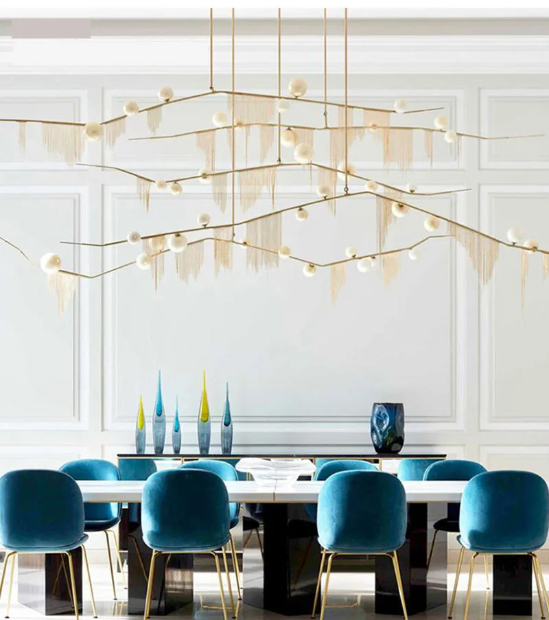 Современная люминесцентная лампа светодиодный светильник для спальни фойе